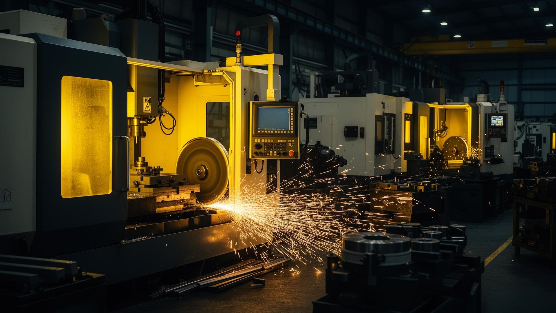 PROTOMECH factory floor with CNC machining centers and precision tooling equipment